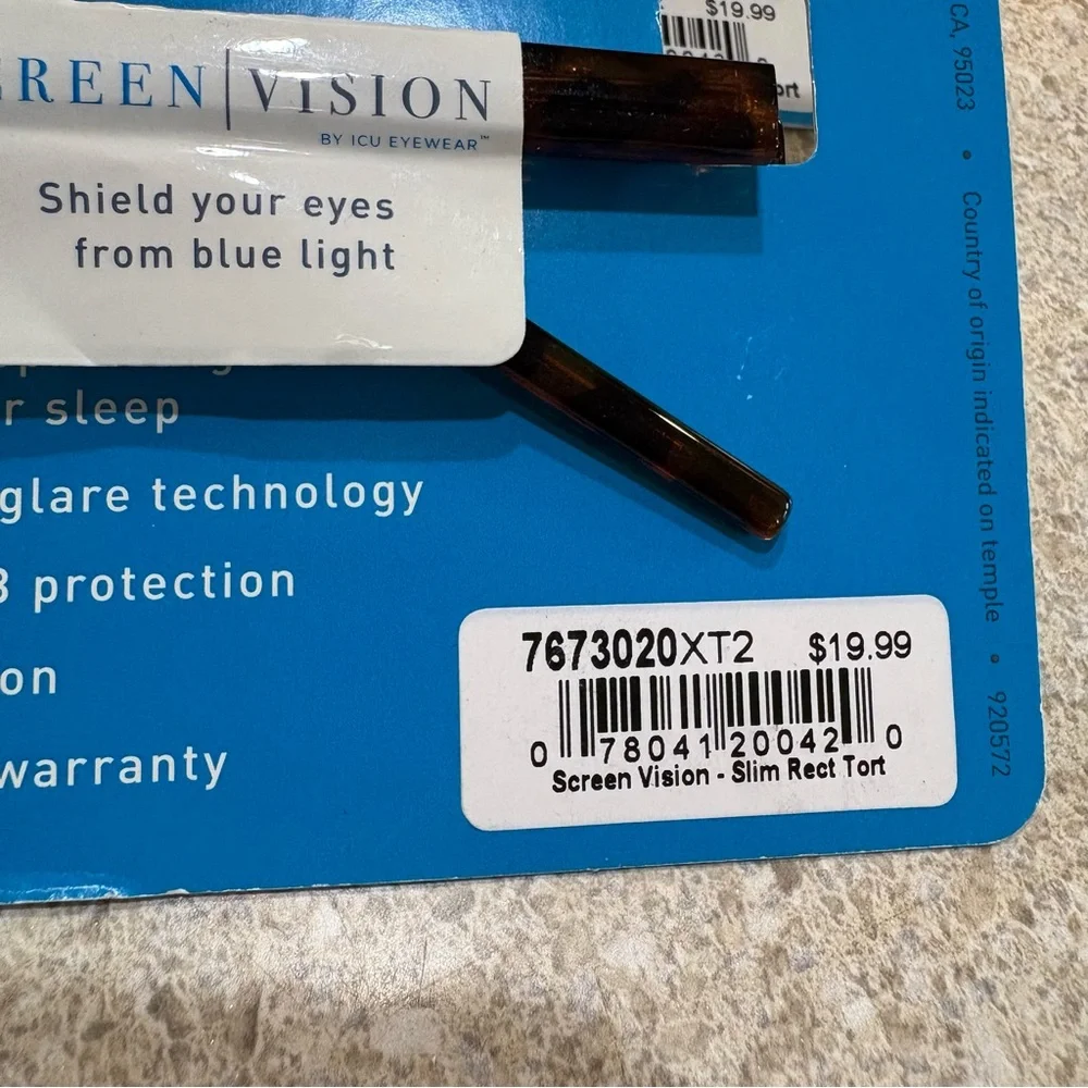 Blue Light Filtering Glasses By ICU Eyewear Screen Vision Reduced Glare
